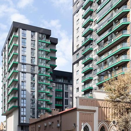 Пентхауз С Террасой Район Мост Сити Dnipro Exterior foto